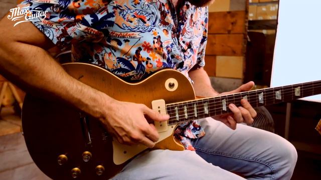 Beautiful gold! Gibson Custom Shop '68 Les Paul Goldtop demo! смотреть онлайн