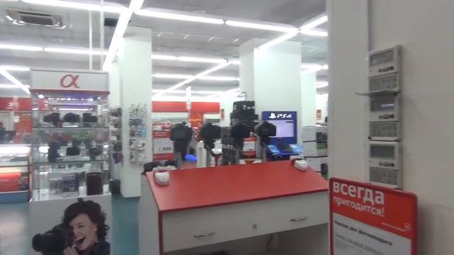 Sony HDR-CX400E Небольшой тест в магазине. смотреть онлайн