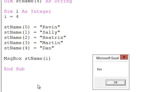 22. Introduction to Programming with VBA - Array Variables смотреть онлайн