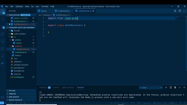 สร้างระบบ Authentication ด้วย JWT - 3. Backend-Using type-graphql смотреть онлайн