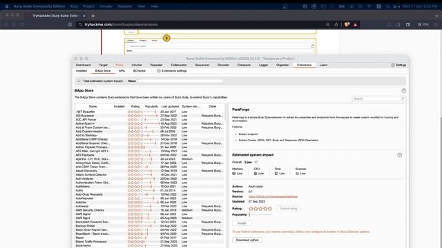 Burp Suite Extensions | THM or TryHackMe Walkthrough смотреть онлайн