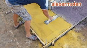 печатный цветной бетон , отмостка г Смоленск