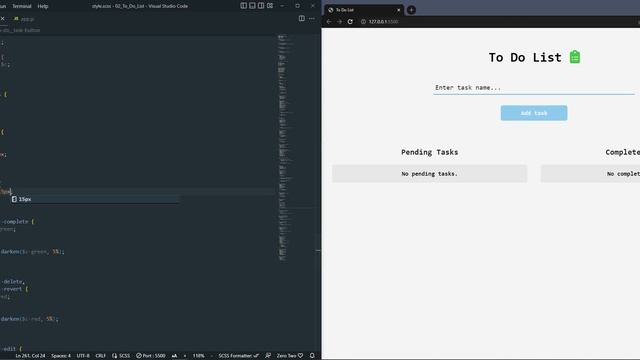 Frontend Projects | Final Part - To Do List | Add Responsive SCSS смотреть онлайн