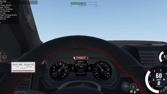 BeamNG drive - Dodge RAM TRX Acceleration смотреть онлайн