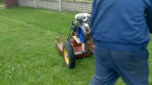 Газонокосилка мотоблочная самодельная