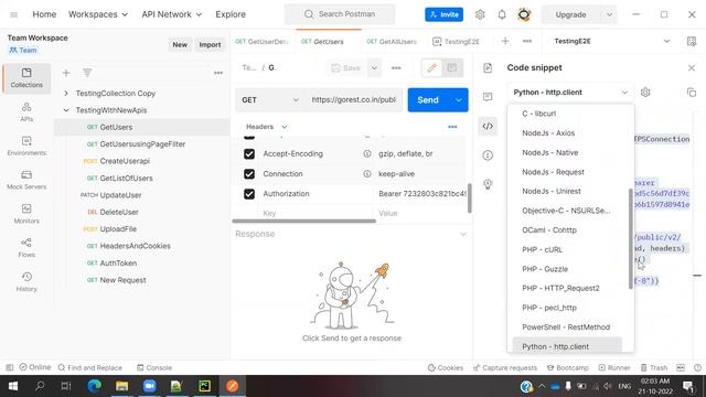 Python & Rest API Part 2: How to Generate Python code in Postman смотреть онлайн