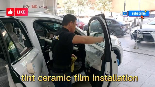 tint ceramic film installation for Geely MONJARO 2023 смотреть онлайн