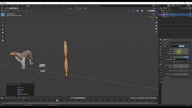 How to Use the Blender Screw Modifier - Step by Step Tutorial смотреть онлайн