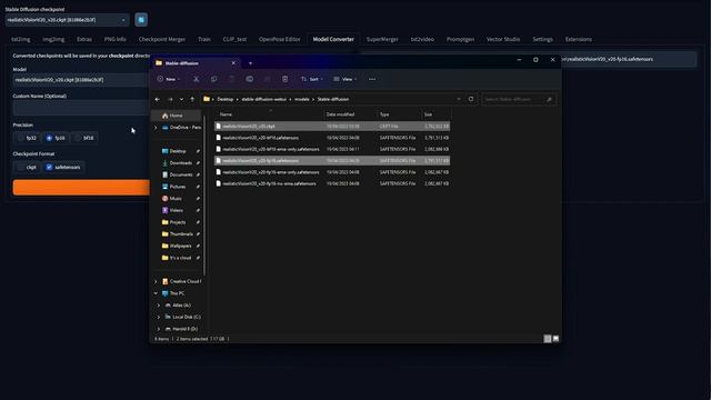 Prune Models, Save Space ? Best Settings for Converting & Pruning | AUTOMATIC1111 смотреть онлайн