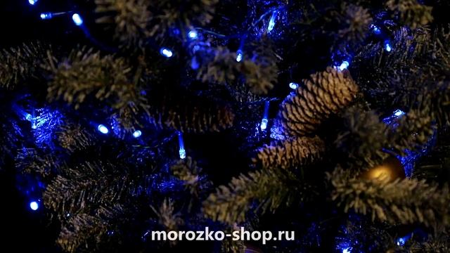 Светодиодная гирлянда для дома 100 синих LED ламп 5 м, синий ПВХ, IP20 ILD100C-BB смотреть онлайн