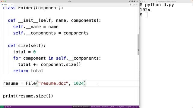 Composite Design Pattern | Python Example смотреть онлайн