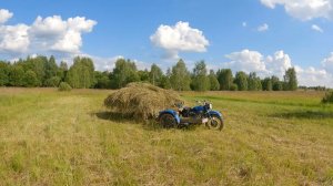 Заканчиваем пробный сенокос и деревенские будни августа!