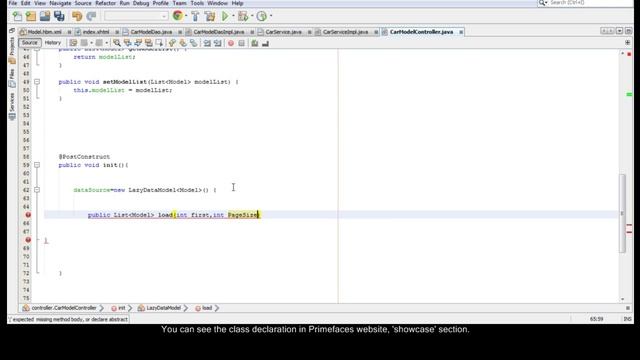 Primefaces lazy loading example with Hibernate filters смотреть онлайн