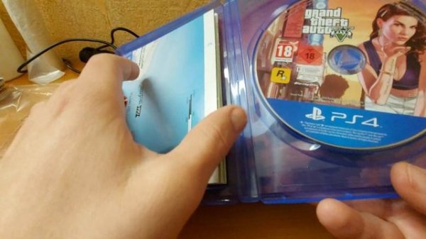 GTA 5 распаковка ps4 Обзор диска