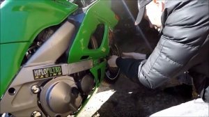 Kawasaki ZZR 400 заводим после зимы 2021