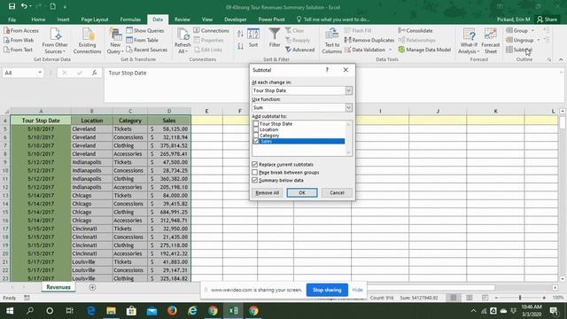 MOAC Excel 2016 Project 9-2 смотреть онлайн