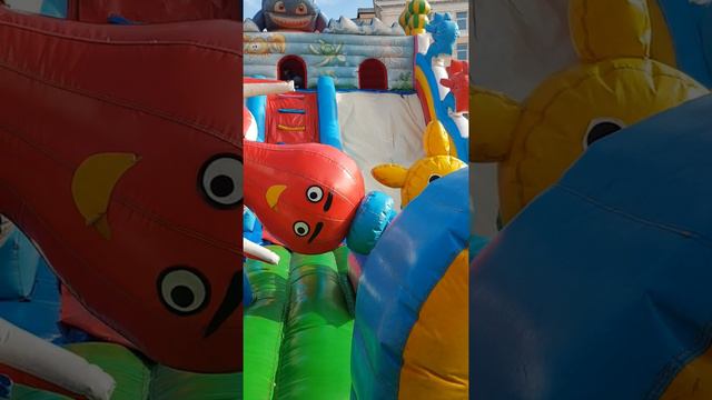 ВСЕГО 5000 СУМ ЗА 15 МИНУТ...ВАУУУУ...Батутный аттракцион около Цирка! Ганга