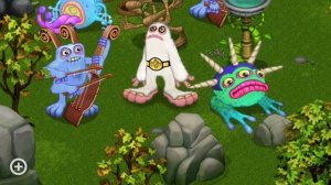 Трио:смычорог,мамунт и лягашка#my singing monsters