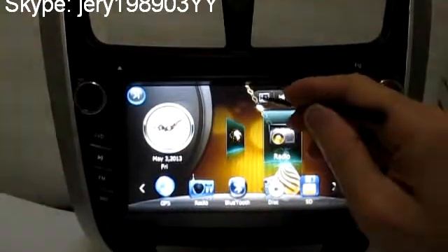 Ouchuangbo Hyundai Verna auto dvd car pc gps Wallpaper смотреть онлайн