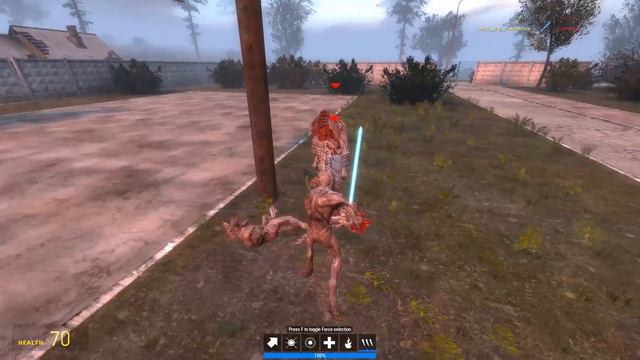 Lets play garrys mod as the demogorgon with a lightsaber! смотреть онлайн
