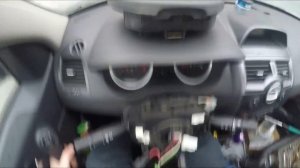 Замена кассеты подрулевого шлейфа Рено Меган 2. | How to fix tape airbag Renault Megane 2