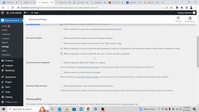 D-12 P-1 | Account settings in wordpress | Ecommerce Professional | HPP | DoICT смотреть онлайн