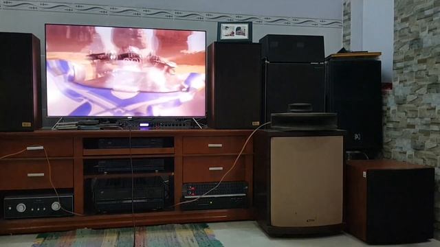 Mở thùng unbox Subwoofer Jamo J112 test cinema xem phim смотреть онлайн