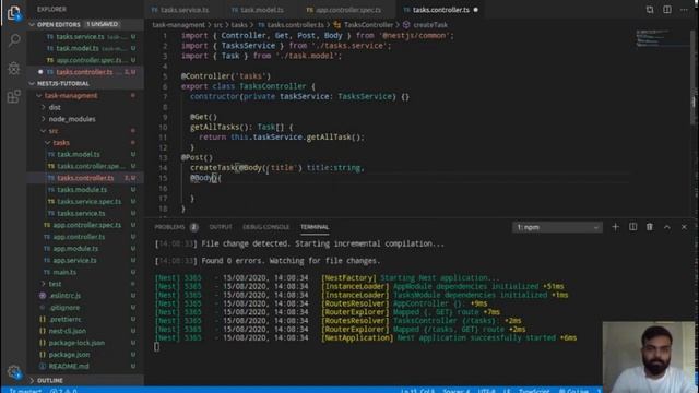 NestJs tutorials for absolute beginners (in Hinglish) - Part-2 Creating a REST api with basic CRUD. смотреть онлайн