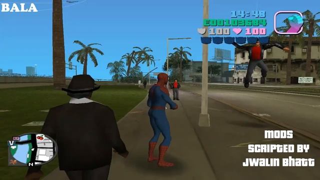 GTA Vice City - Super Hero Mods | Ghost rider | Hulk | Thor | Spider man | Cleo mods (PC) смотреть онлайн