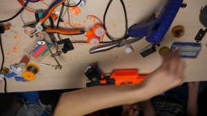 Прокачал бластер и он сгорел! Nerf stryfe kriss vector mod // Дизмон