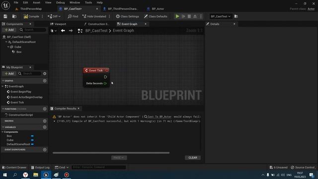 Изучаем Unreal Engine с нуля - Урок 15. Cast смотреть онлайн