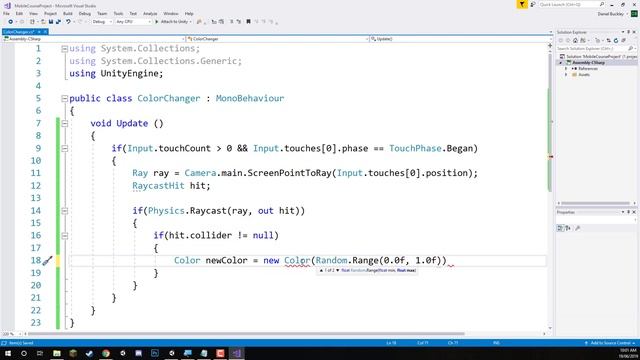 Detecting TOUCH Inputs - Unity Mobile Game Dev Tutorials смотреть онлайн