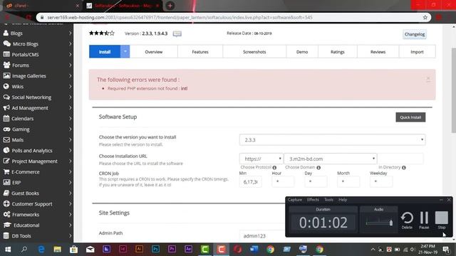 Magneto PHP error fixing during installation. || Fix Magento PHP error. || PHP extension intl error смотреть онлайн