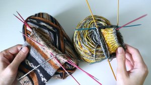 Маленькими шагами двигаюсь к цели. Показываю свои вязальные процессы