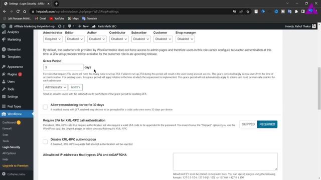 wordpress 2-factor authentication | protect your website from hackers | wordfence tutorial смотреть онлайн