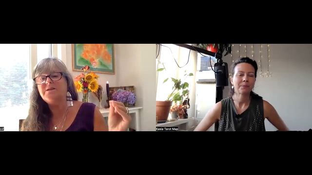 #inspiredtarotmap *49 PART 2 with Liz Westwater about herbs, flowers and decks #tarotmap смотреть онлайн