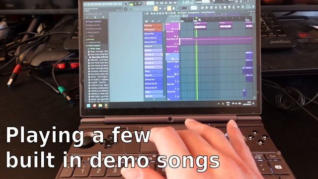 GPD Win Max 2 - FL Studio - Making awesome cool badass music [Intel 1260p] [Test/Review] смотреть онлайн