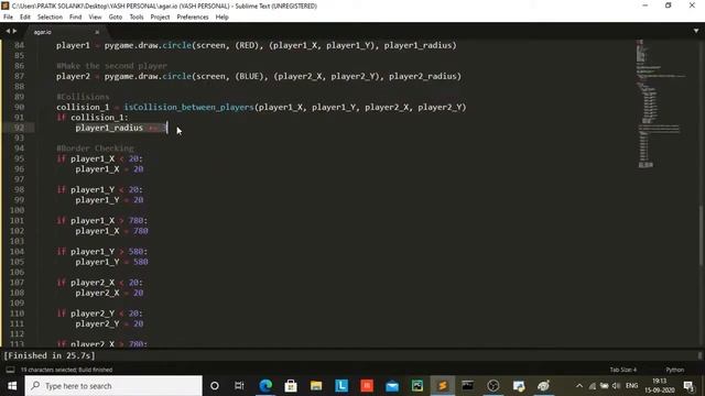 Making Agar.io In Python смотреть онлайн