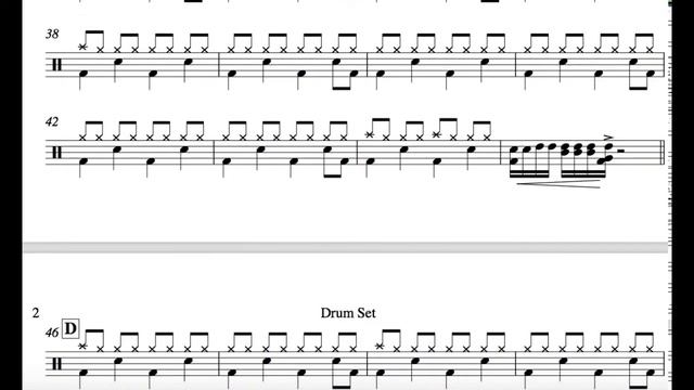 Drumless Score - The Show Must Go On - Queen - Drum Sheet