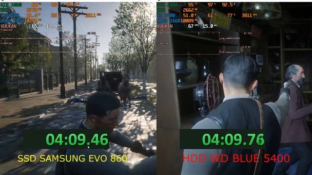 Red Dead Redemption 2 - SSD VS HDD смотреть онлайн