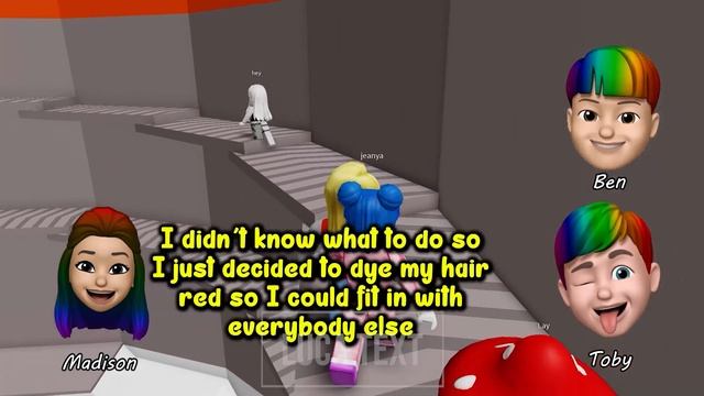 ? TEXT TO SPEECH ? why is the rainbow hair color so rare? ? Luca Roblox смотреть онлайн