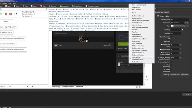 Image uploader in 1 minute 30 seconds with BrowserAutomationStudio. смотреть онлайн