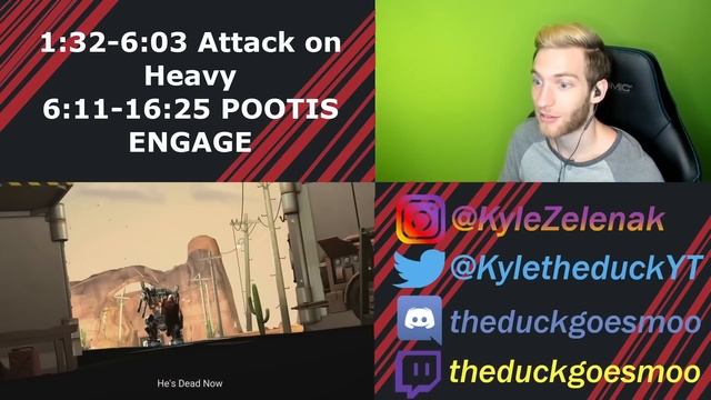 POOTIS ENGAGE & ATTACK ON HEAVY REACTION!! Team Fortress 2! смотреть онлайн