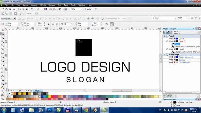 How to make layered photoshop file in Corel Draw смотреть онлайн