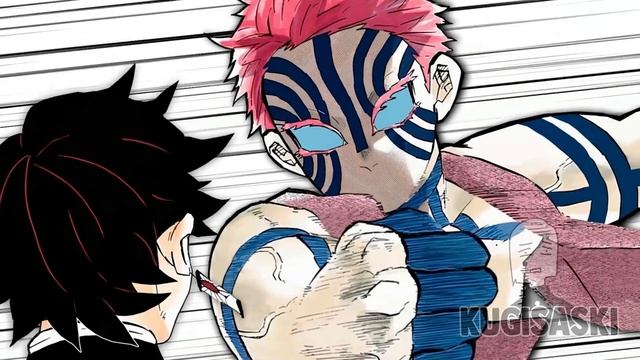 Mangá Animado | Tanjiro & Tomioka Vs Akaza (Dublado) смотреть онлайн