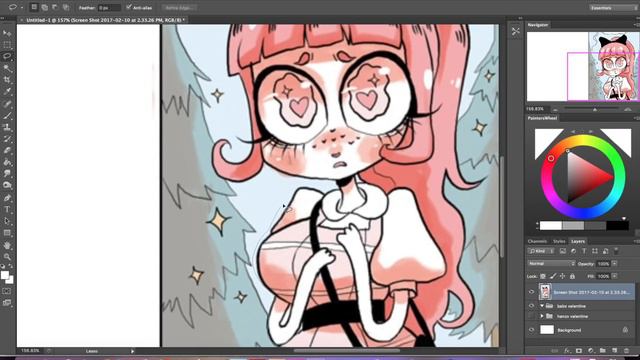 GET SENPAI TO NOTICE YOU (How to Make Your Own Cheesy Valentine's Card in Photoshop) смотреть онлайн