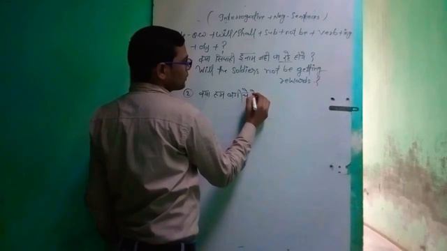 Future Continuous Interrogative+negative Sentences