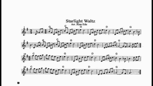 Play Along Starlight Waltz in G смотреть онлайн