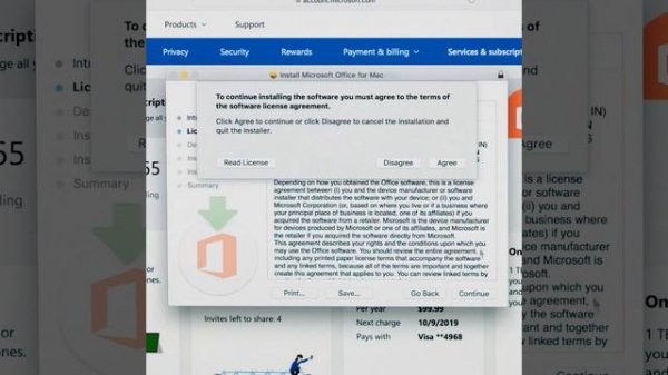 Microsoft Office 365 - MAC Activation