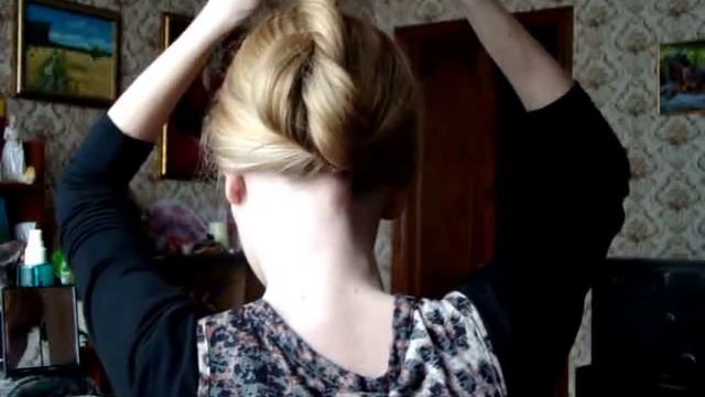 Прически: пучок из жгутиков смотреть онлайн